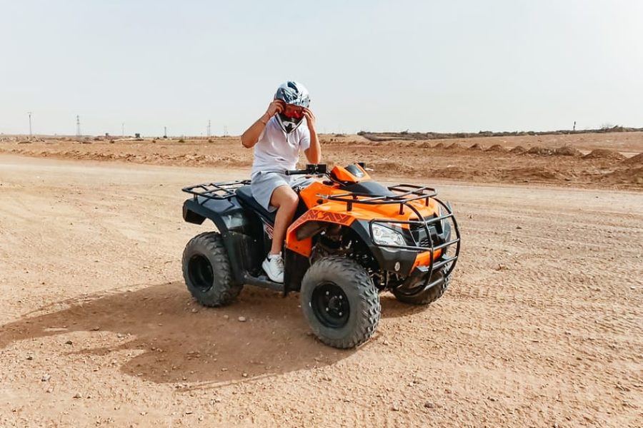 Quad Bike Tour to Palm Oasis and Jbilat Desert